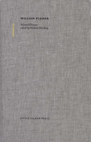 William Plomer: Selected Poems
